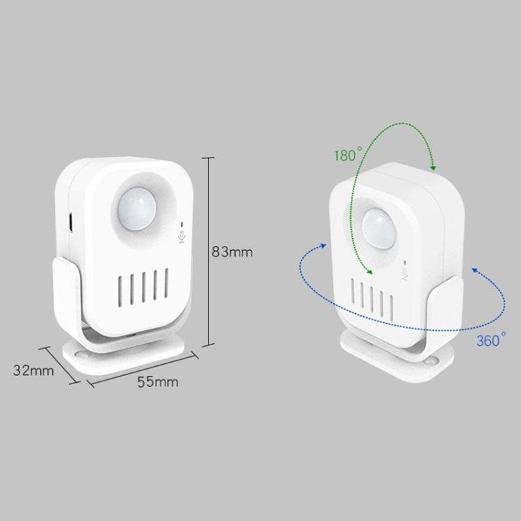 Intelligent Infrared Sensor Recordable Doorbell Welcome Voice Prompt Loudspeaker, N911P Intelligent Infrared Sensor Recordable Doorbell Welcome Voice Prompt Loudspeaker, N911P
